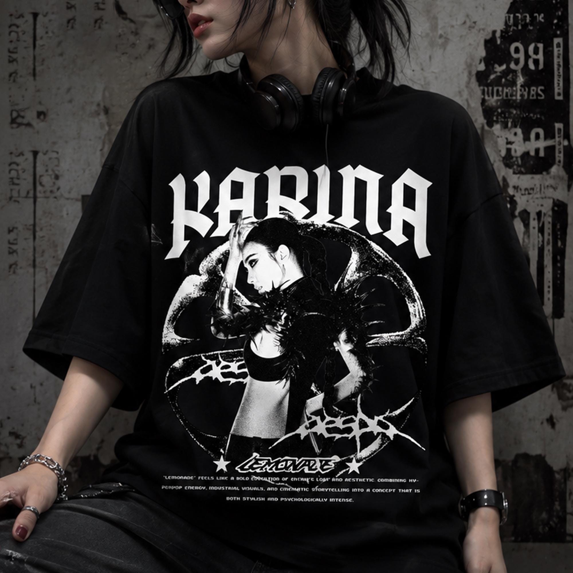 Retro Aespa Karina Lemonade Shirt, Aespa WDA Whole Different