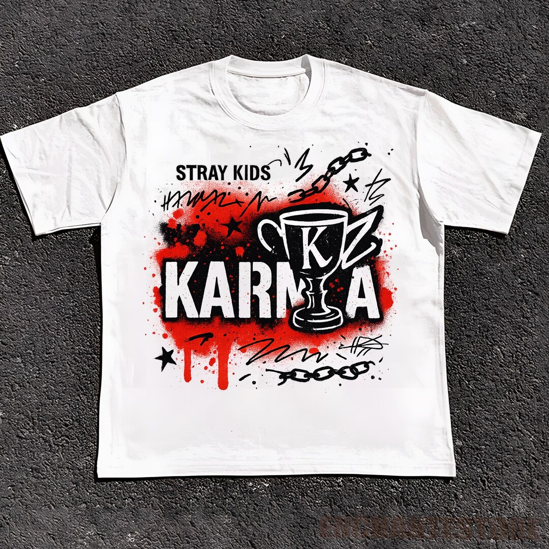 Retro Stray Kids Karma Shirt, SKZ Karma Sweatshirt, Stray Kids