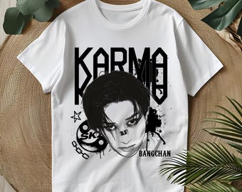 Retro Stray Kids Bangchan Karma Shirt, SKZ Karma Sweatshirt, Stray