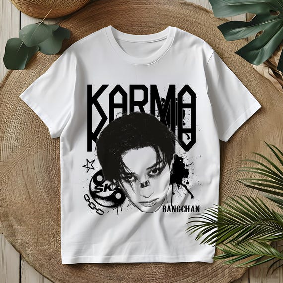 Retro Stray Kids Bangchan Karma Shirt, SKZ Karma Sweatshirt, Stray