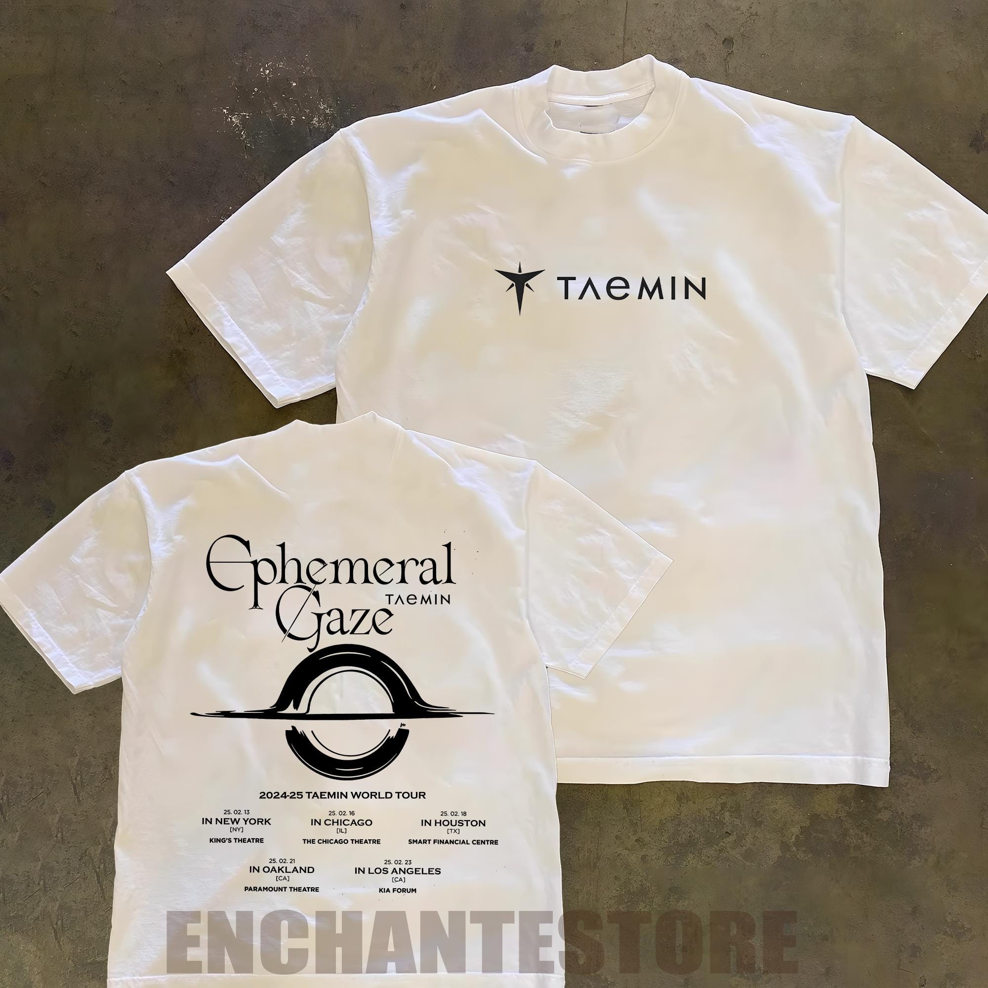 Taemin Shinee Ephemeral Gaze World Tour T-Shirt
