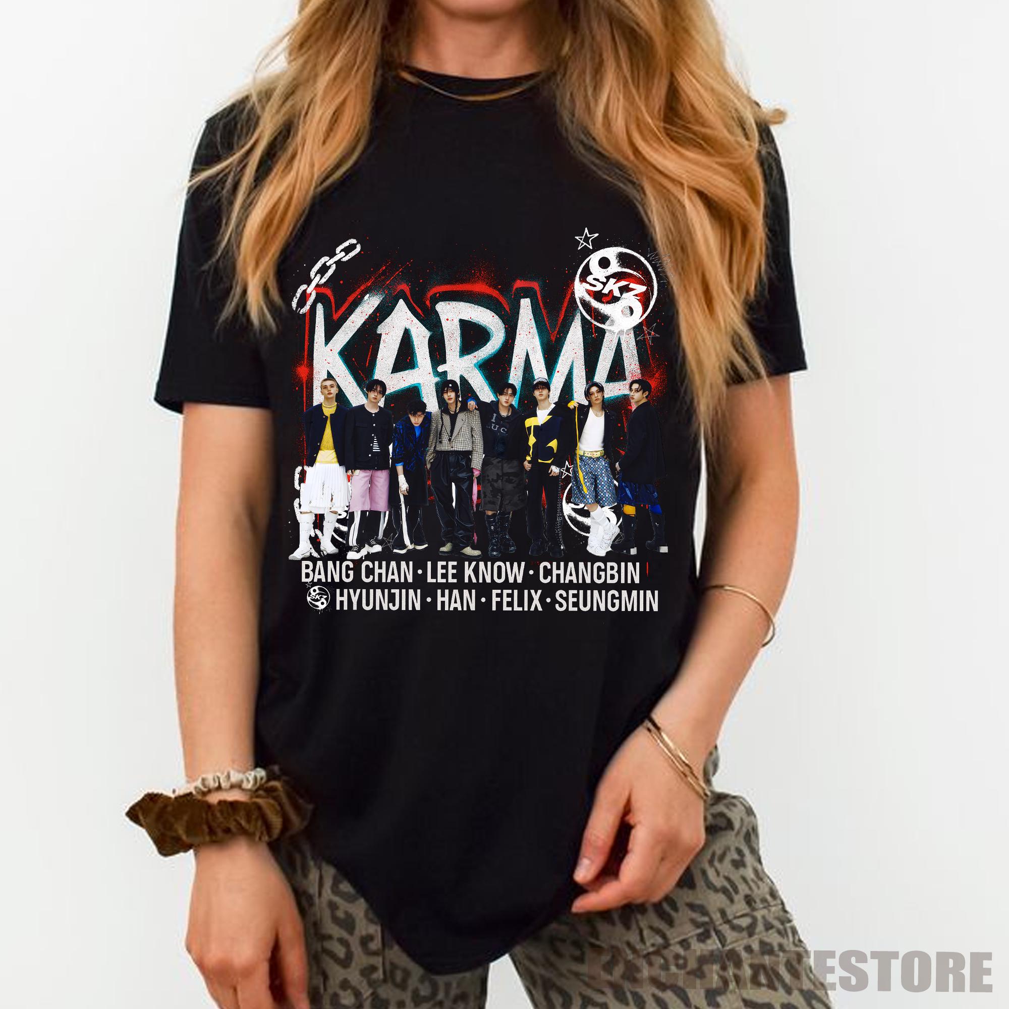Retro Stray Kids Karma Shirt, SKZ Karma Sweatshirt, Stray Kids