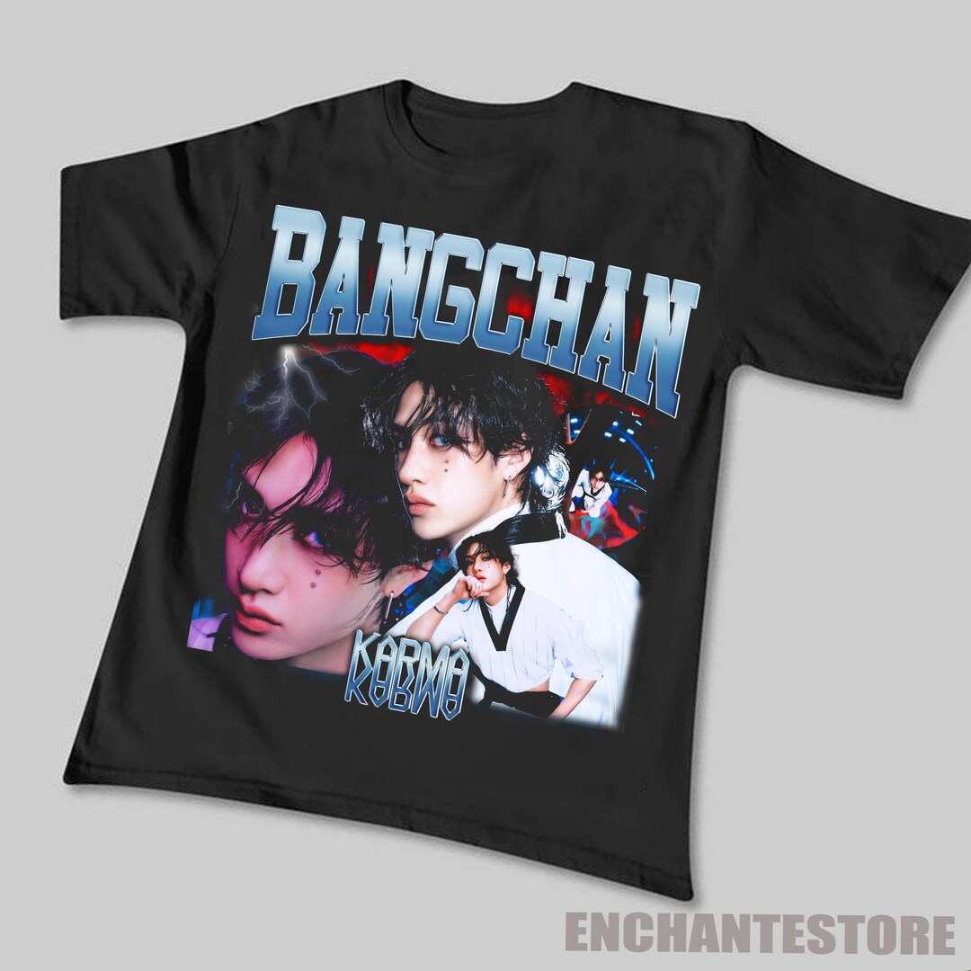 Stray Kids Karma Bang Chan T-shirt, Stray Kids Kpop Fan Tee