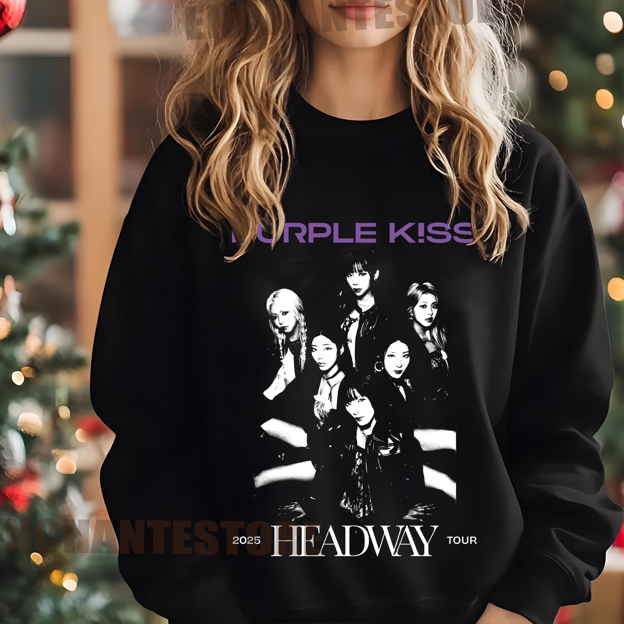 Retro Purple Kiss Shirt, Purple Kiss Headway Tour Shirt, Purple