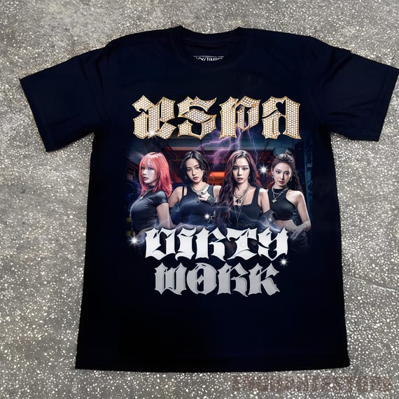 aespa Dirty Work ポップアップTシャツ トレカセット ウィンター aespa ウィンター Dirty Work ポップアップ Tシャツトレカセット