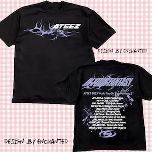 Retro Ateez 2025 World Tour in Your Fantasy Shirt, ATEEZ Golden Hour Part 3 Shirt, Ateez World Tour 2025 in US Hoodie, Ateez Lemon Drop
