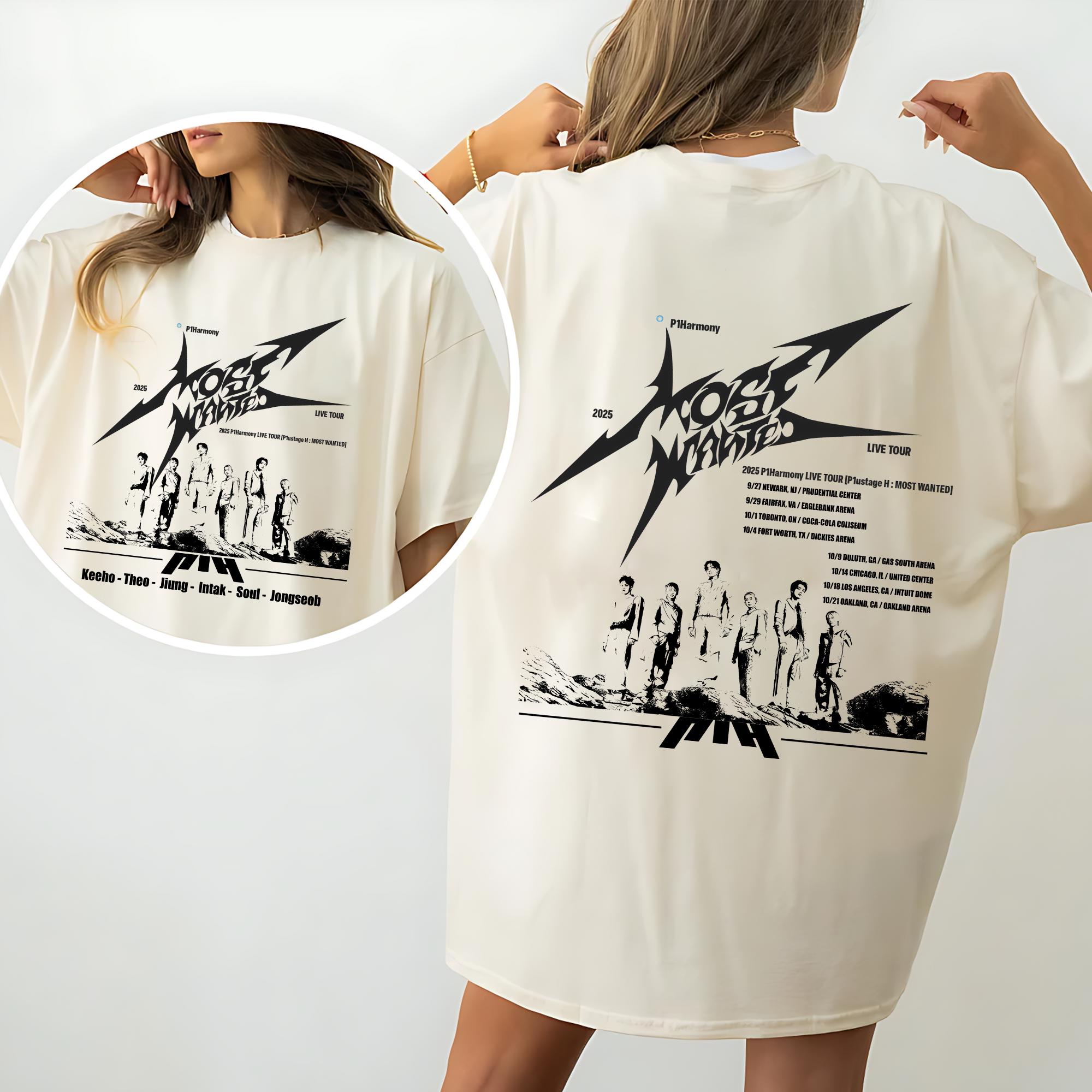 P1harmony Live Tour 2025 Shirt, 2025 P1harmony Live Tour P1ustage