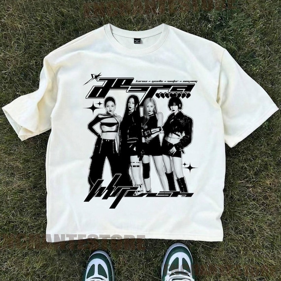 Aespa Whiplash Shirt, AESPA Synk Parallel Line Tour Shirt