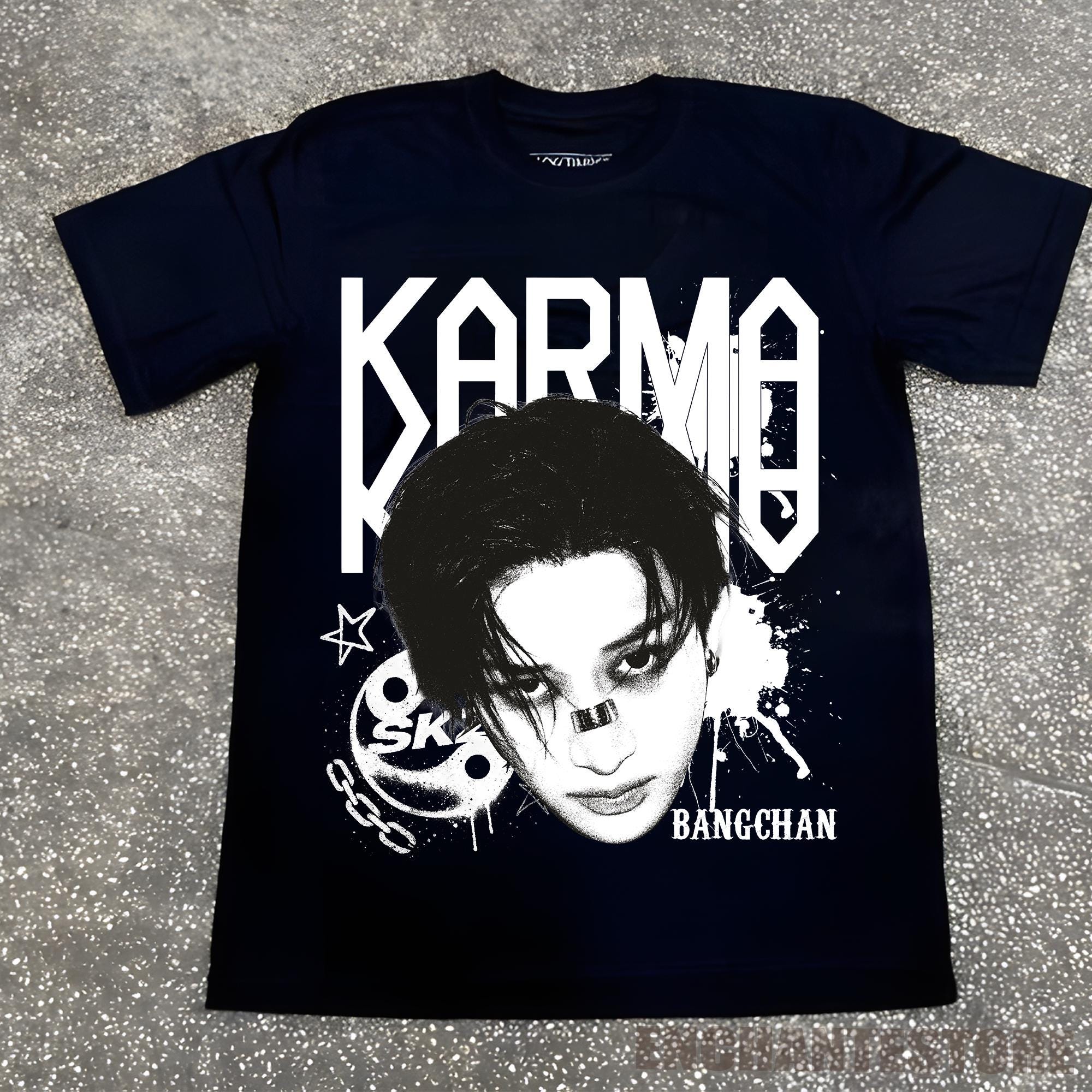 Retro Stray Kids Bangchan Karma Shirt, SKZ Karma Sweatshirt, Stray