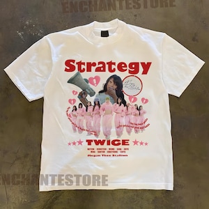 Retro Twice Srategy Shirt, TWICExMeganTheeStallion Sweatshirt, TWICE 14th Mini Album Shirt, Twice Ready to Be World Tour Shirt,Twice Members
