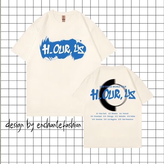 Oneus H Our Us World Tour Shirt, 2025 Oneus World Tour H_our,us
