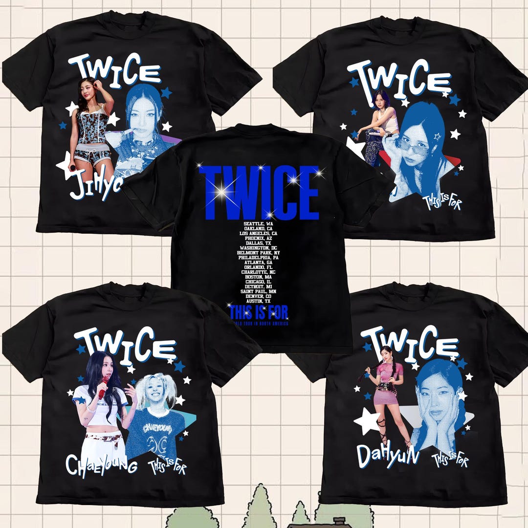 TWICE Tシャツ M セット Twice This is for World Tour Part 2 T-shirt, Twice Ready to Be