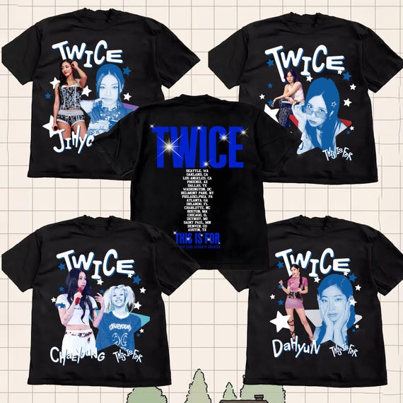 Twice This is for World Tour Part 2 T-shirt, Twice Ready to Be