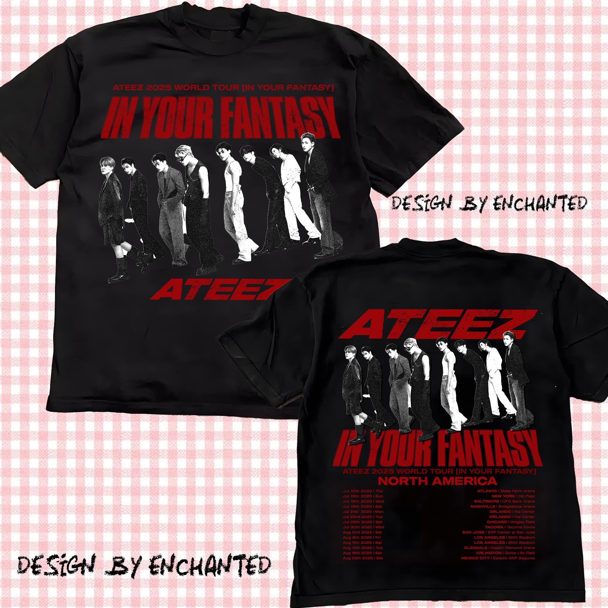 ATEEZ 2025 アメツ 限定 US T-SHIRT FLAME ver. ATEEZ 2025 アメツ 限定 US T-SHIRT FLAME ver.