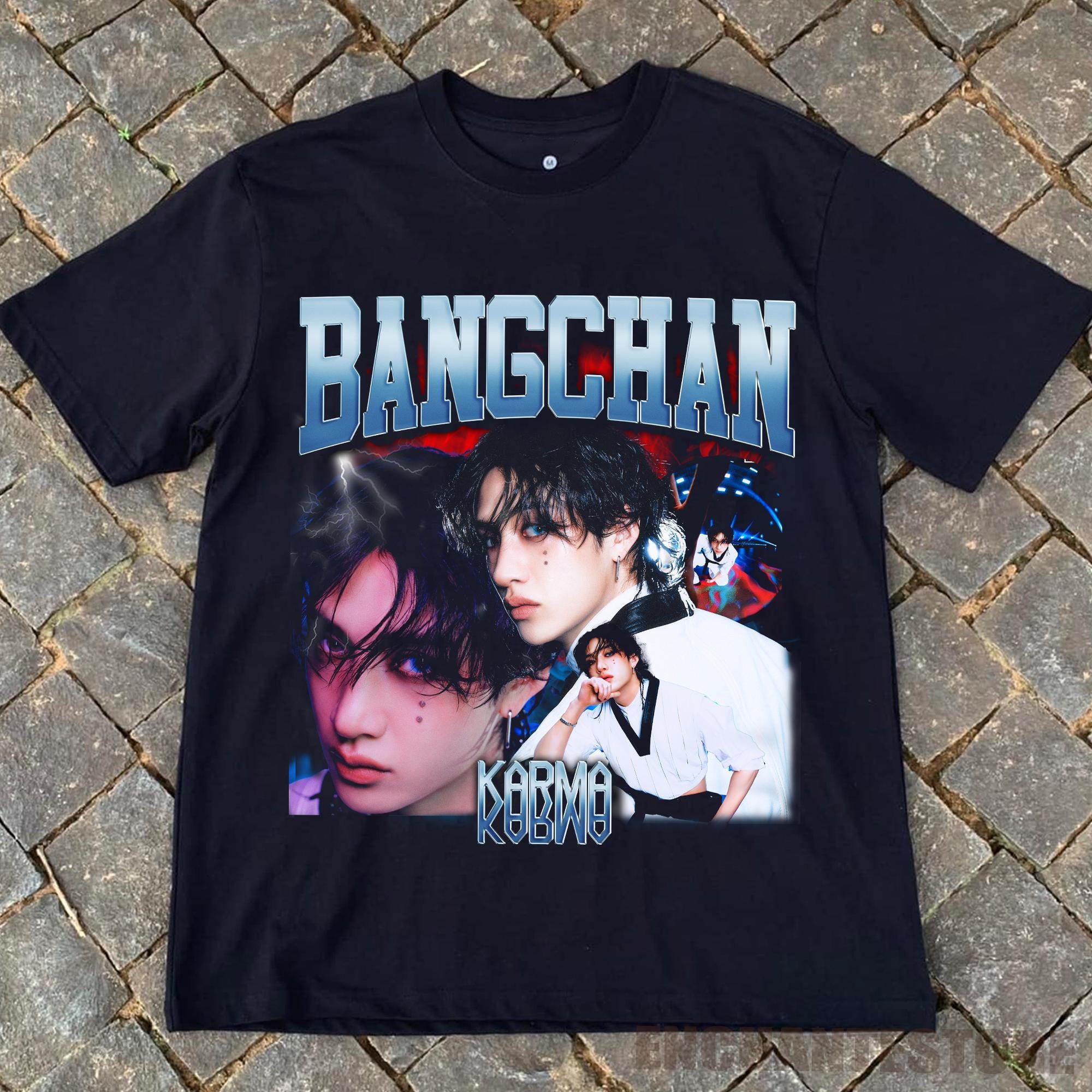 Stray Kids Karma Bang Chan T-shirt, Stray Kids Kpop Fan Tee