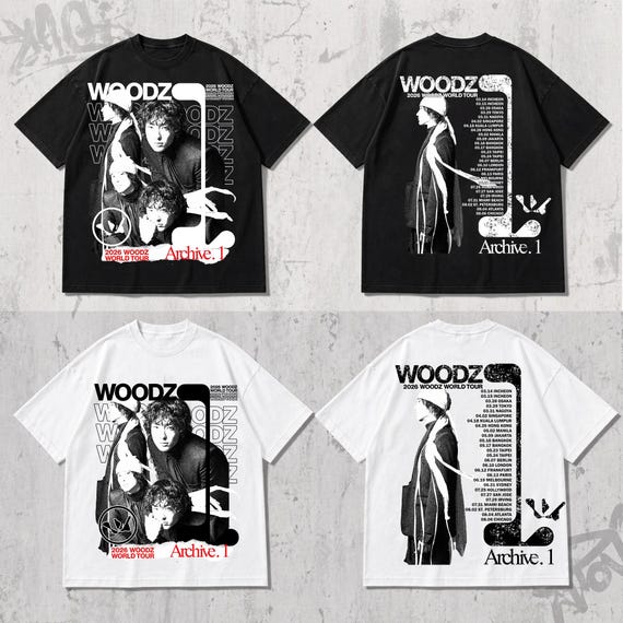 WOODZ(チョスンヨン)Archive1 ツアーグッズ WOODZ Archive World Tour 2026 Shirt Hoodie Sweatshirt, Cho