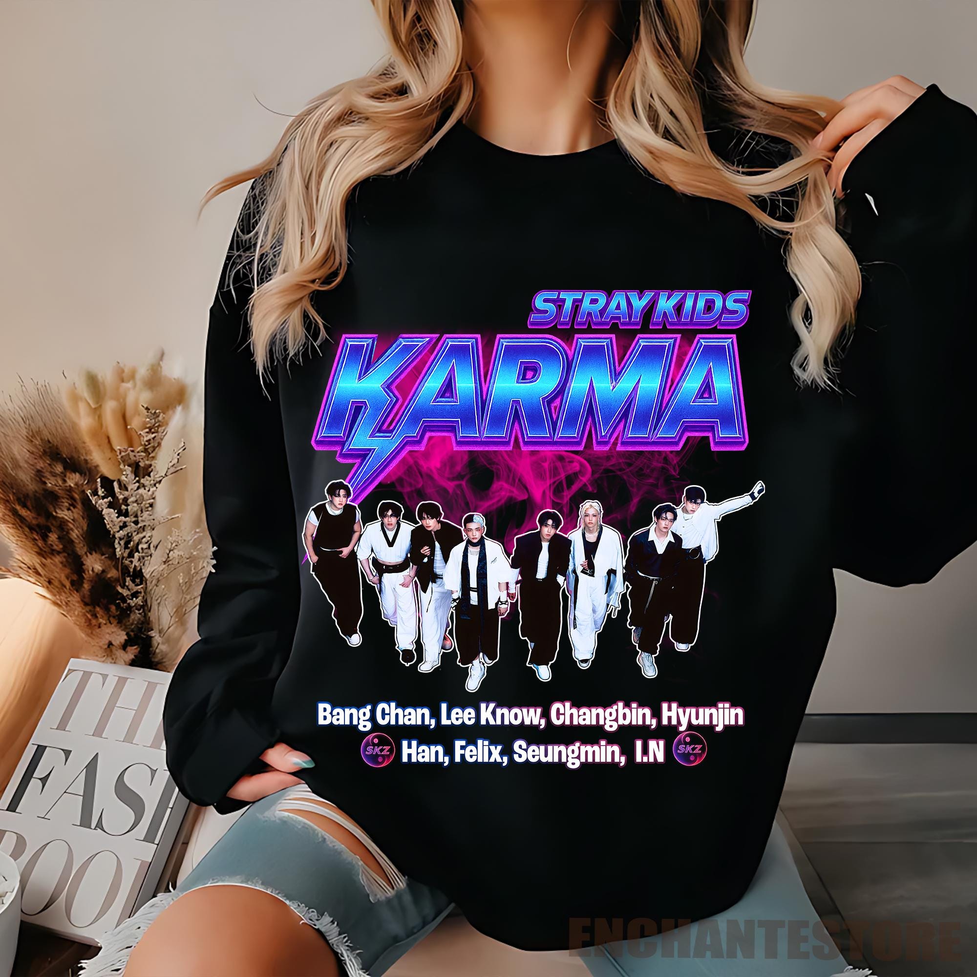 Retro Stray Kids Karma Shirt, SKZ Karma Beep Sweatshirt, Stray