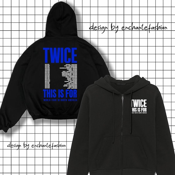 Twice This is for World Tour in US 2026 Zip Hoodie, This is for