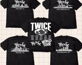 Retro Twice This is for T-shirt, Four Twice Tee, Twice World Tour