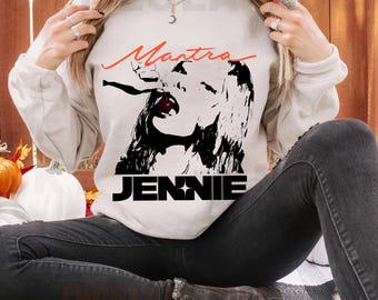 Retro authorized Jennie Mantra Tshirt Jennie Kim