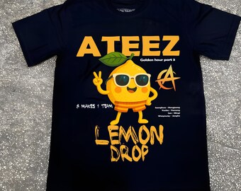 Ateez Lemon Drop Shirt, Ateez 2025 World Tour in Your