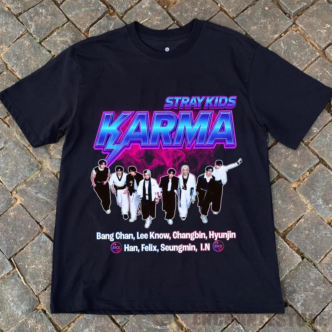 Retro Stray Kids Karma Shirt, SKZ Karma Beep Sweatshirt, Stray
