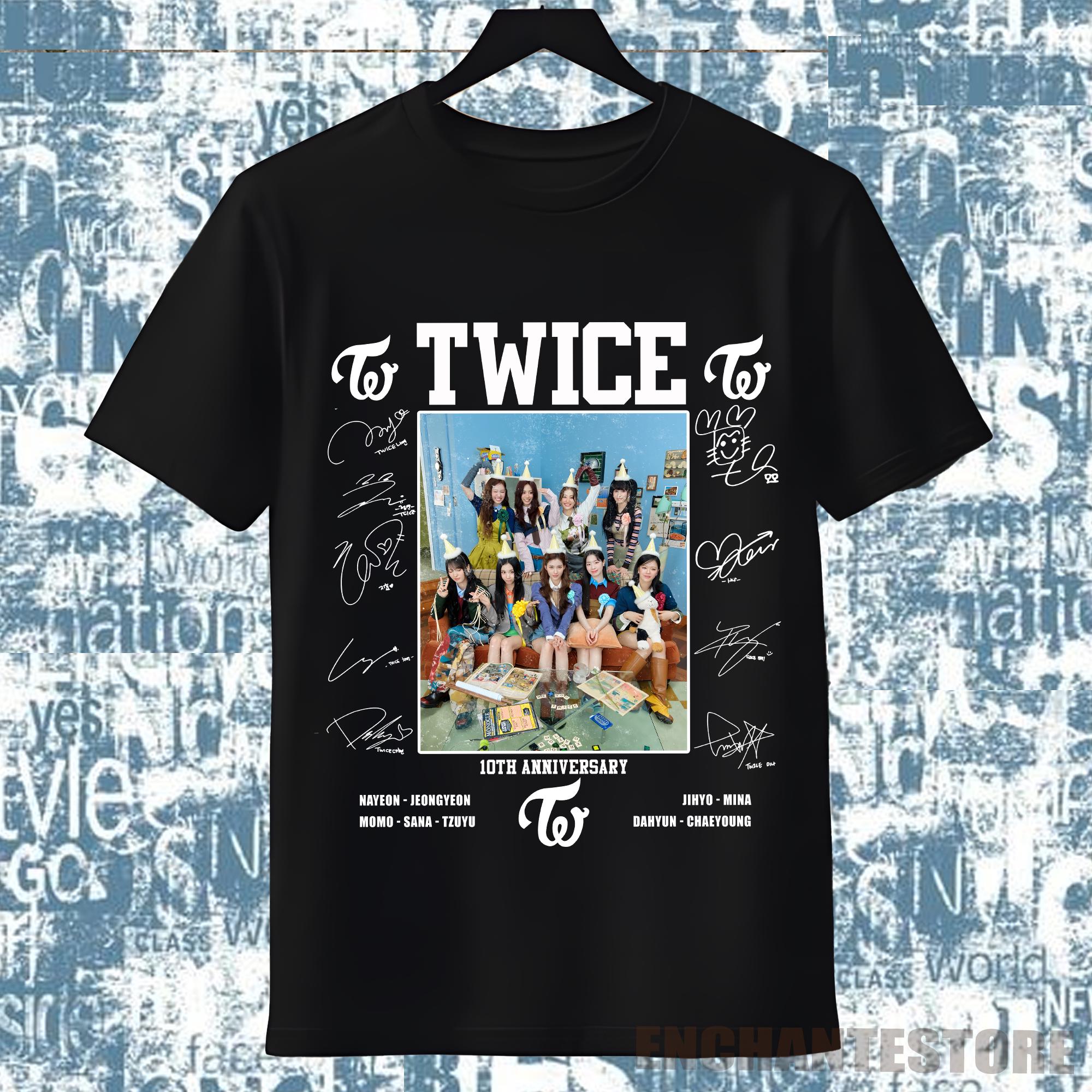 Retro TWICE 10th Anniversary Shirt, Twice TEN: the Story Goes on