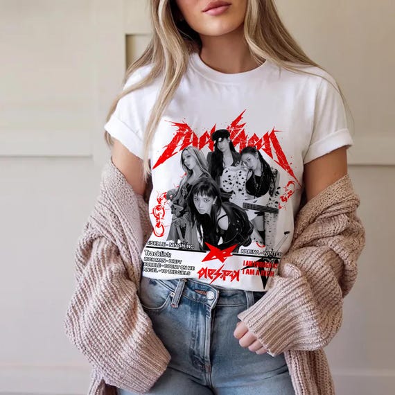 Retro Aespa Rich Man Shirt, Aespa I Am a Rich Man Sweatshirt