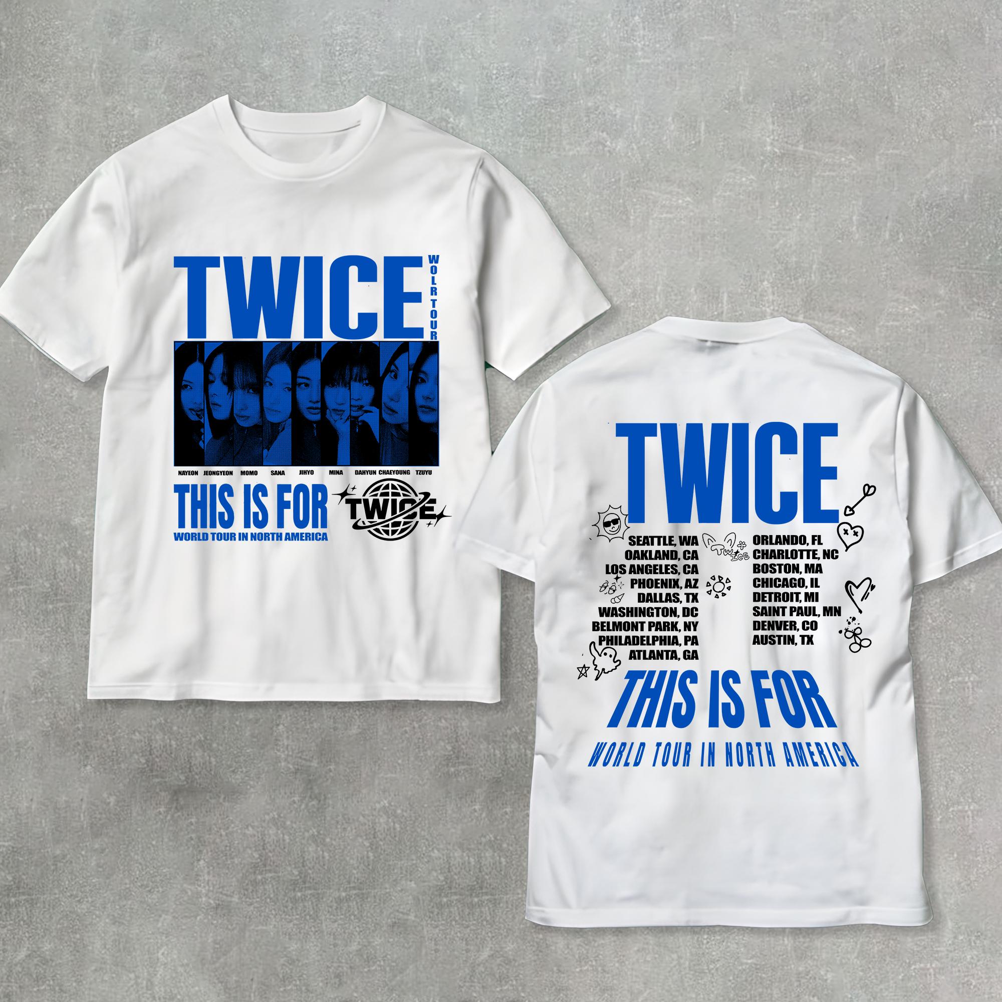 Twice This is for World Tour Part 2 T-shirt, Four Twice Shirt