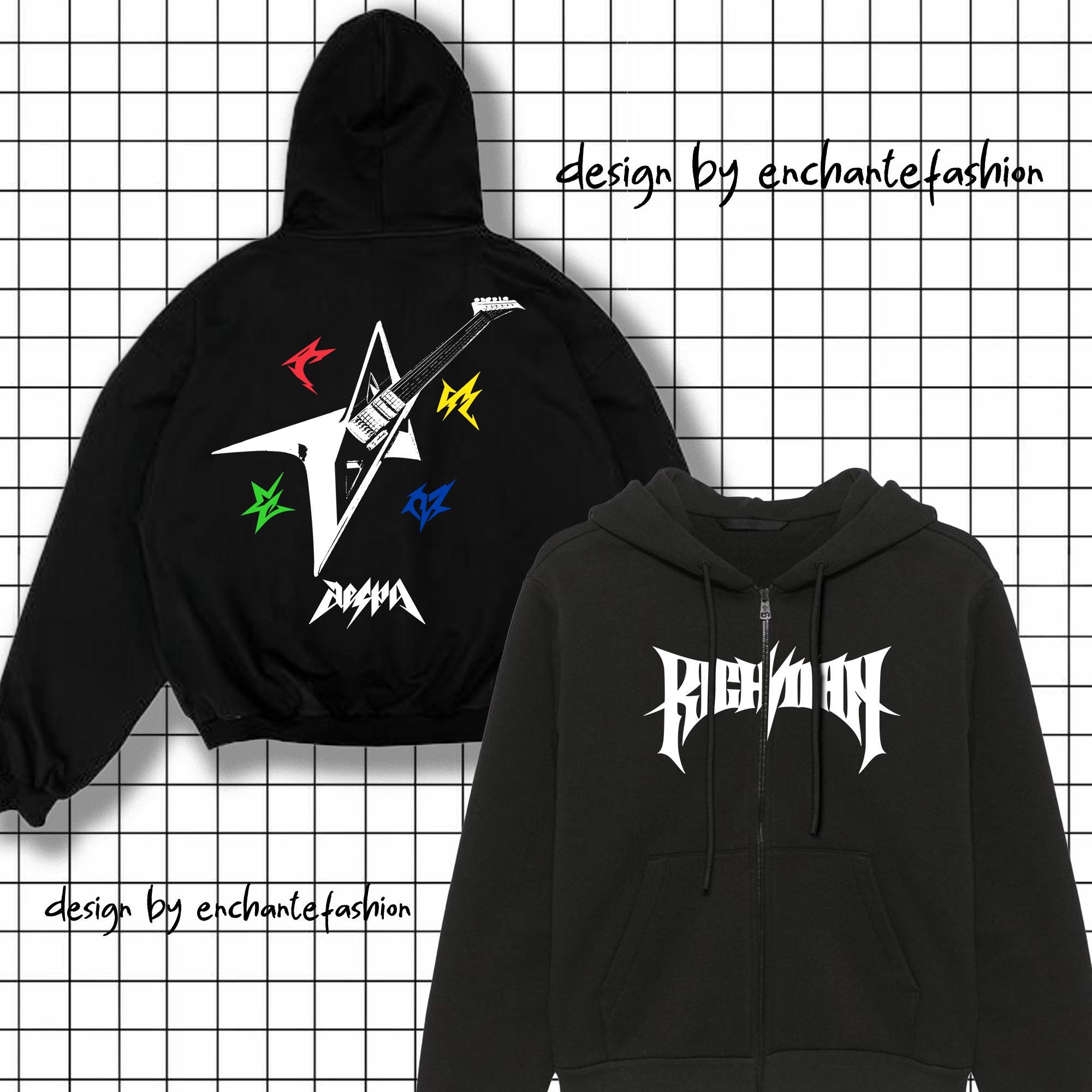 Aespa Rich Man Zip Hoodie, Aespa I Am a Rich Man Zip up