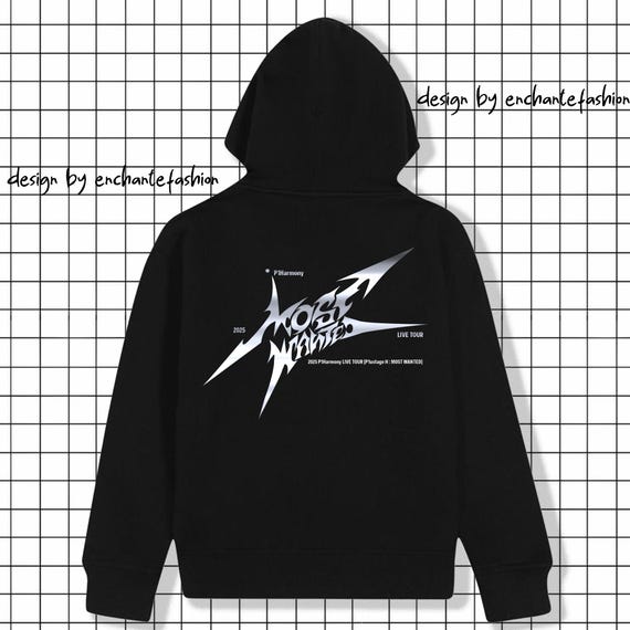 2025 P1harmony Live Tour P1ustage H Most Wanted Zip Hoodie