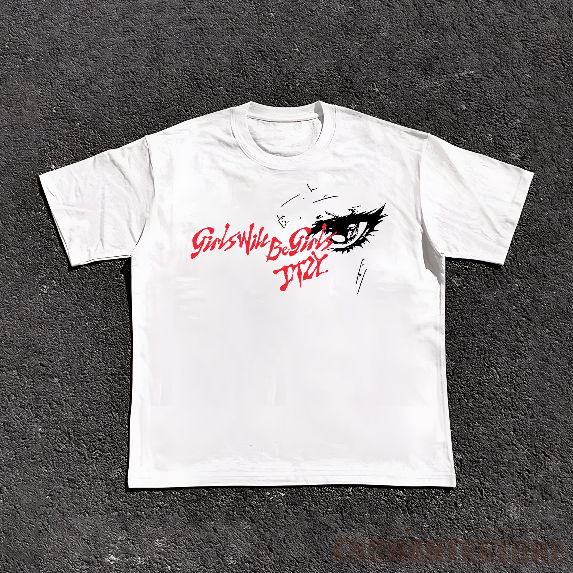 ITZY GWBG ポップアップ Tシャツ EYE Ver. ブラック - メルカリ
