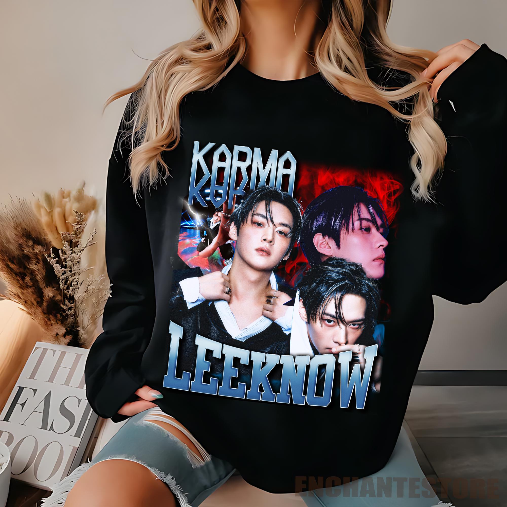 Stray Kids Lee Know Karma Shirt, Stray Kids Karma K-pop T-shirt