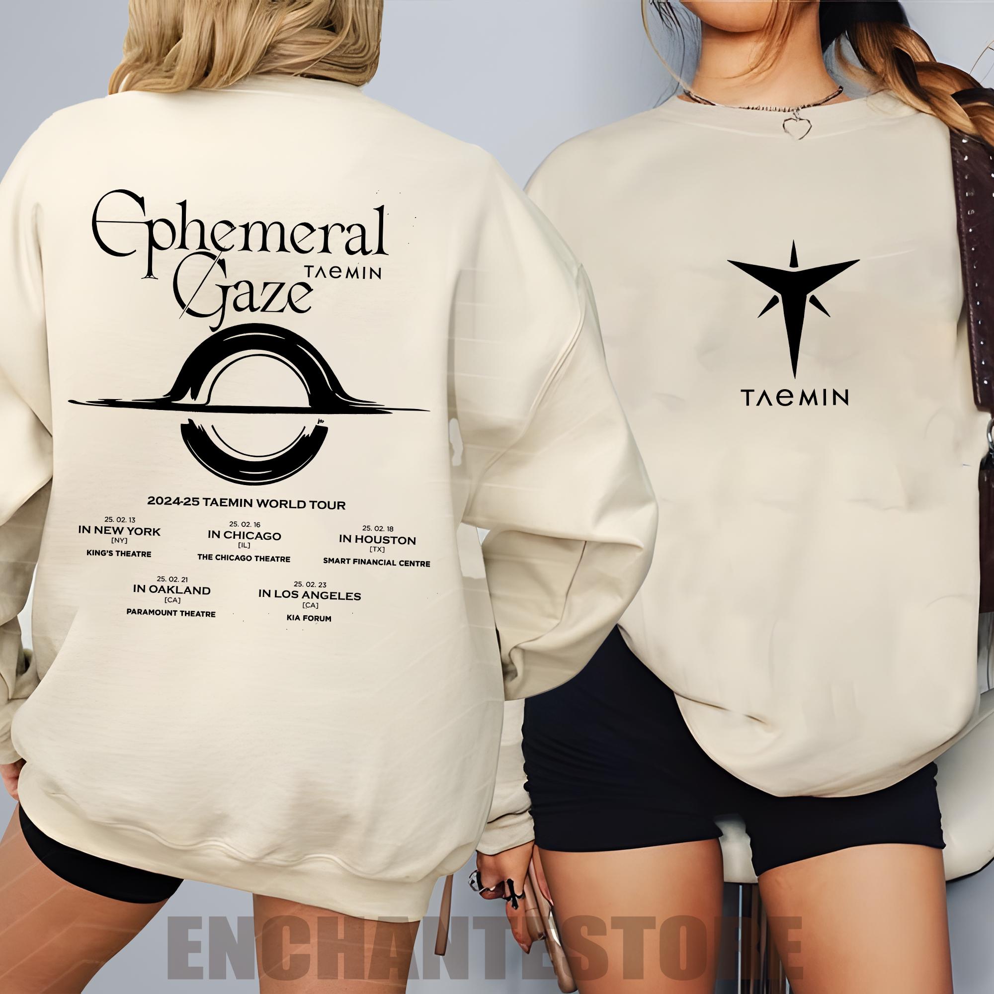 Taemin Ephemeral Gaze Shirt, Ephemeral Gaze Taemin World Tour