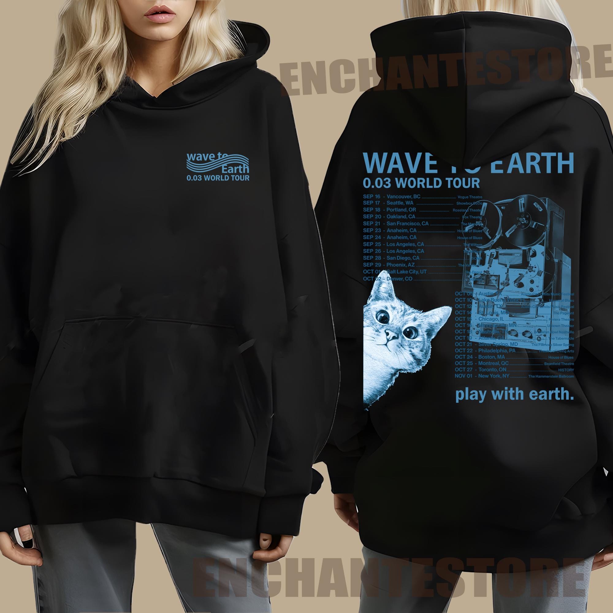 Wave to Earth 0.03 Tour 2024 Hoodie, Wave to Earth Kpop Sweatshirt