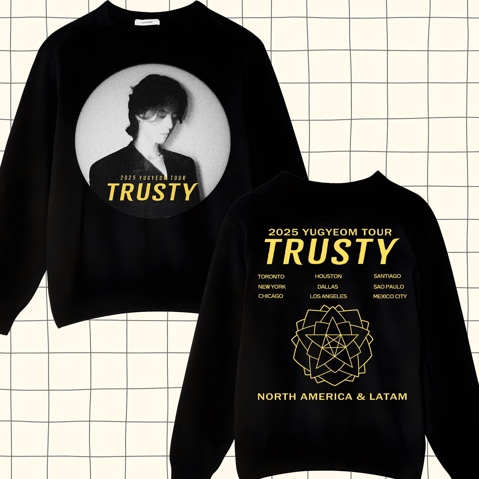 Retro 2025 Yugyeom Tour Trusty Shirt, 2025 Trusty in US Merch
