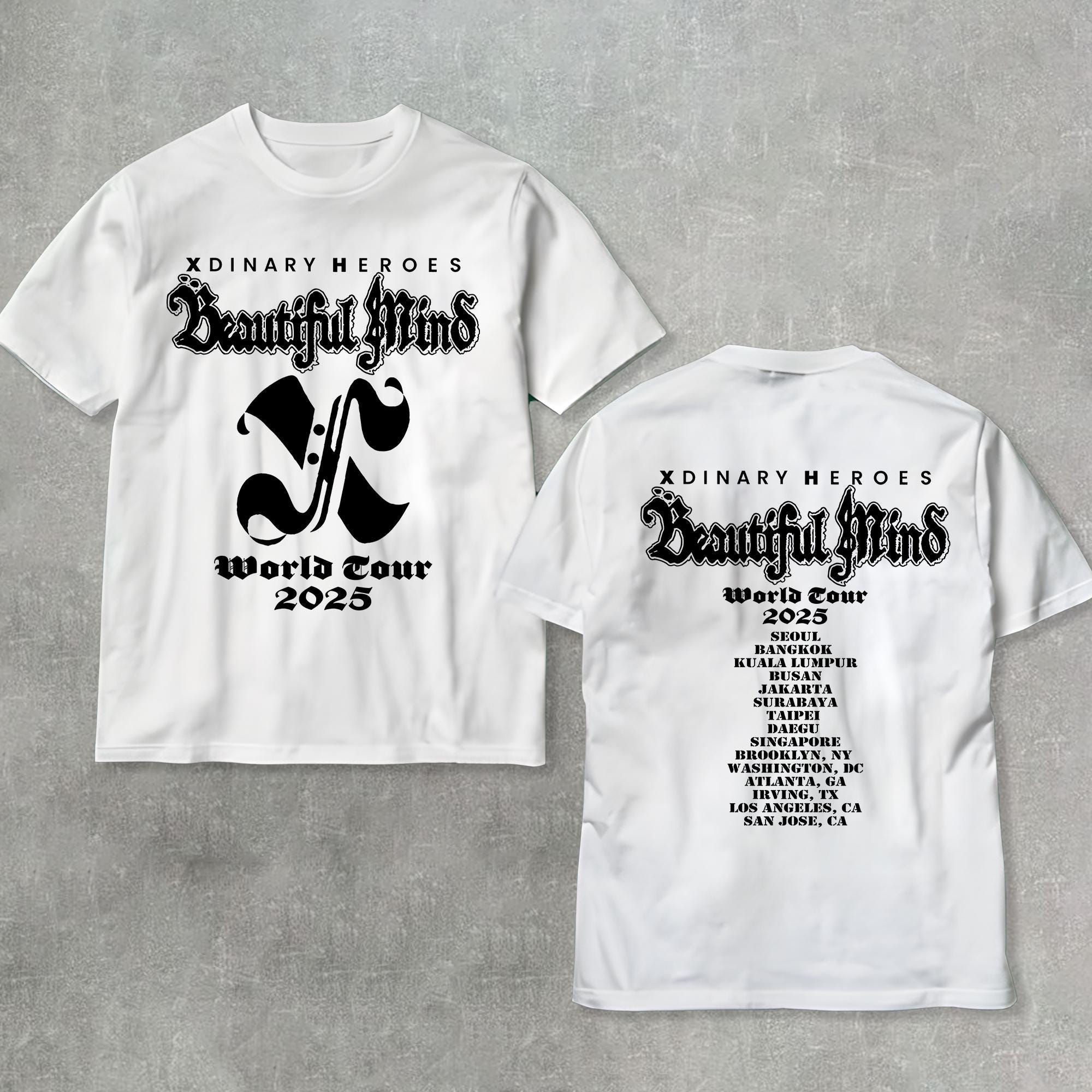 Xdinary Heroes Beautiful Mind World Tour Shirt, Xdinary Heroes