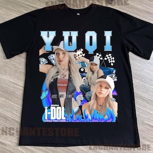 Retro G-idle Yuqi Shirt, Idol G-idle Tour Shirt, 2024 Gidlle World Tour shirt, 2024 (G)I-DLE World Tour, G-ILDE Klaxon shirt, I Sway GIDLE