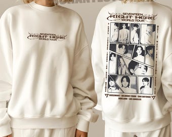 Seventeen Right Here World Tour Inspired Hoodie Full Zip