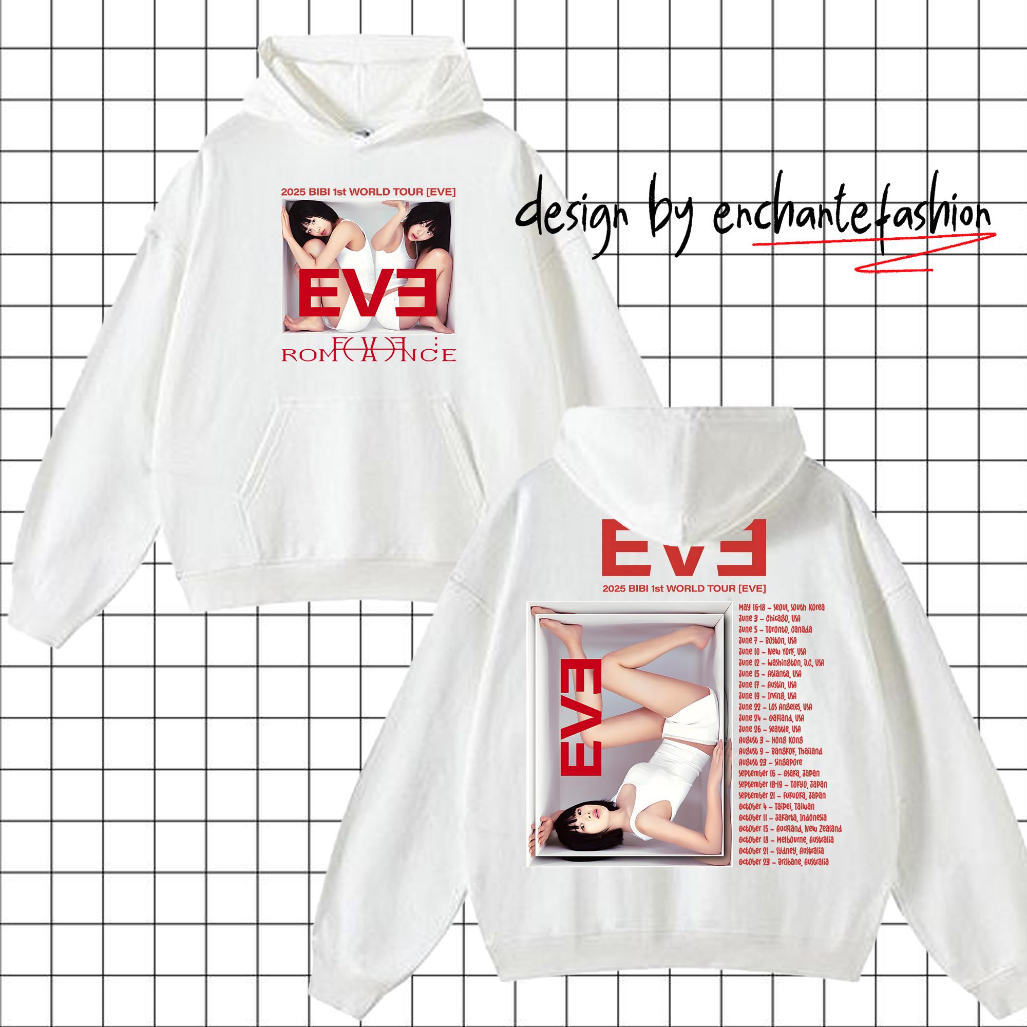 2025 Bibi 1st World Tour [eve] Shirt, Eve World Tour Shirt, Bibi Kpop ...