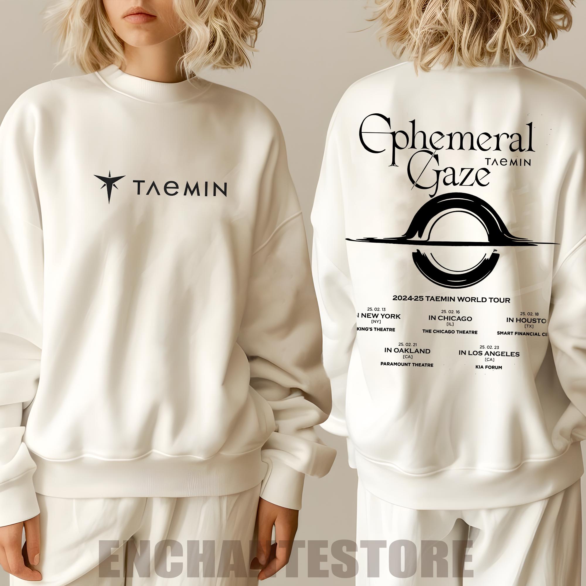 テミン　Tシャツ　日本限定　Ephemeral Gaze SHINee SHINee TAEMIN 2024 WORLD TOUR Ephemeral Gaze Japan Limited