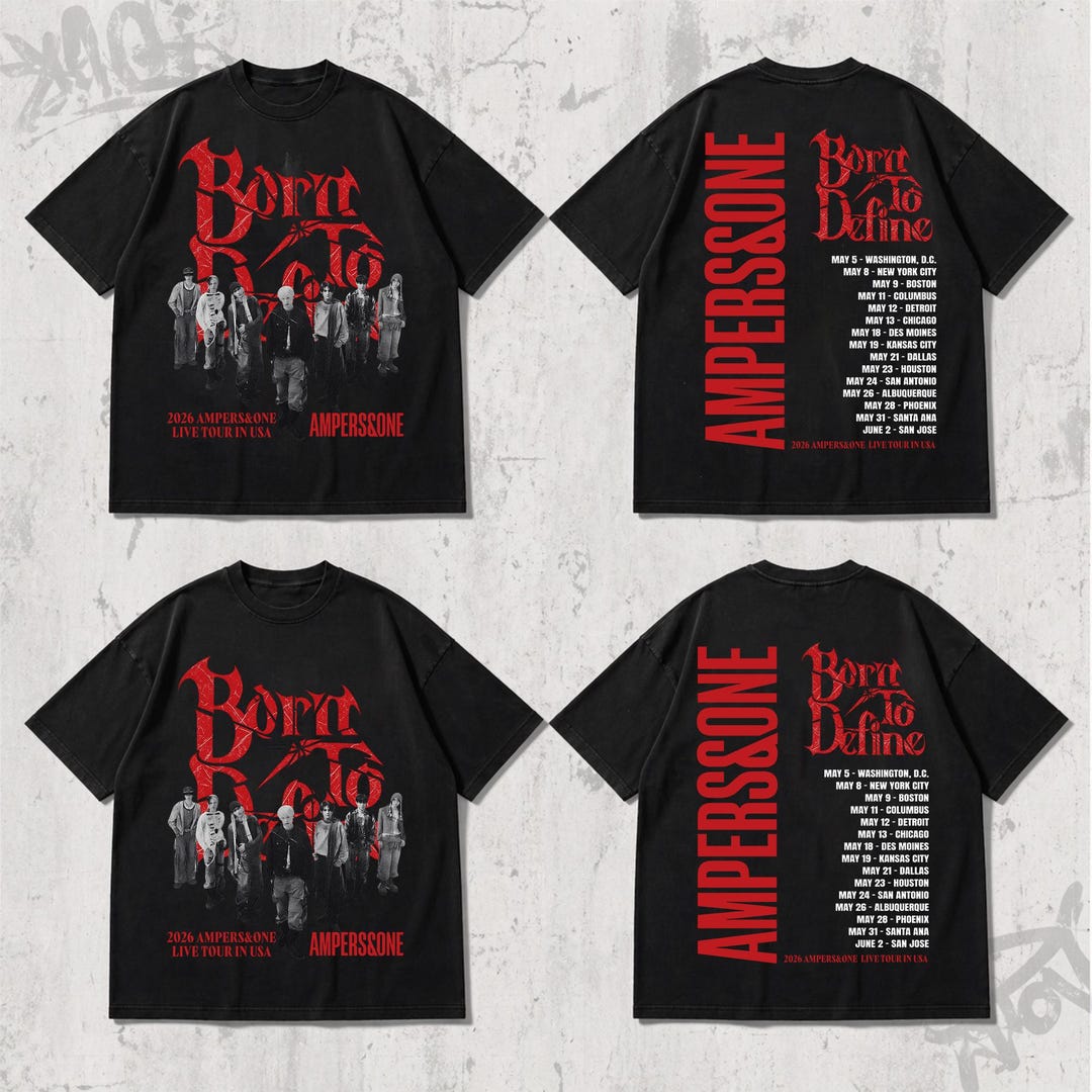 AMPERSANDONE Live Tour Born to Define Shirt, AMPERS&ONE Born to