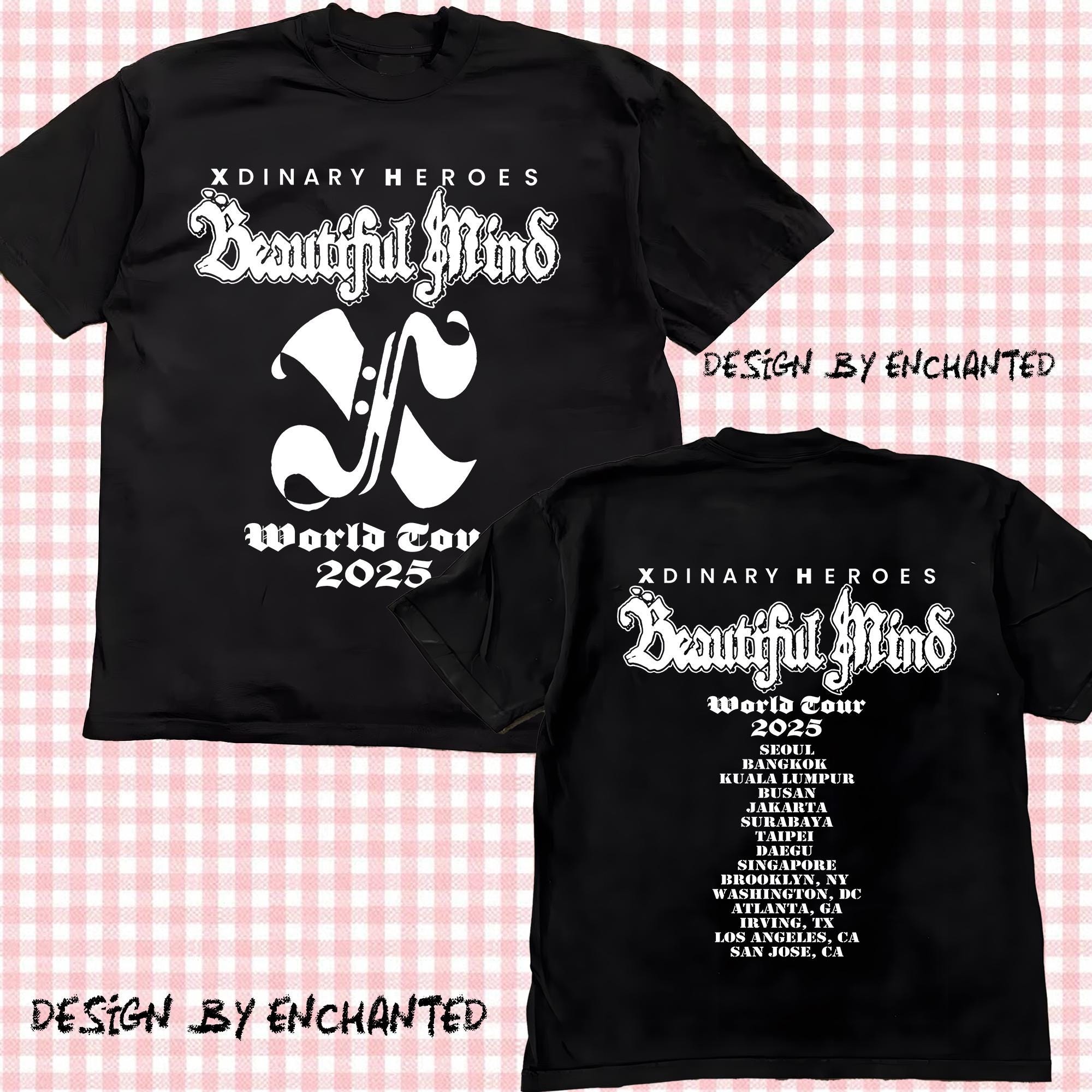 Xdinary Heroes Beautiful Mind World Tour Shirt, Xdinary Heroes