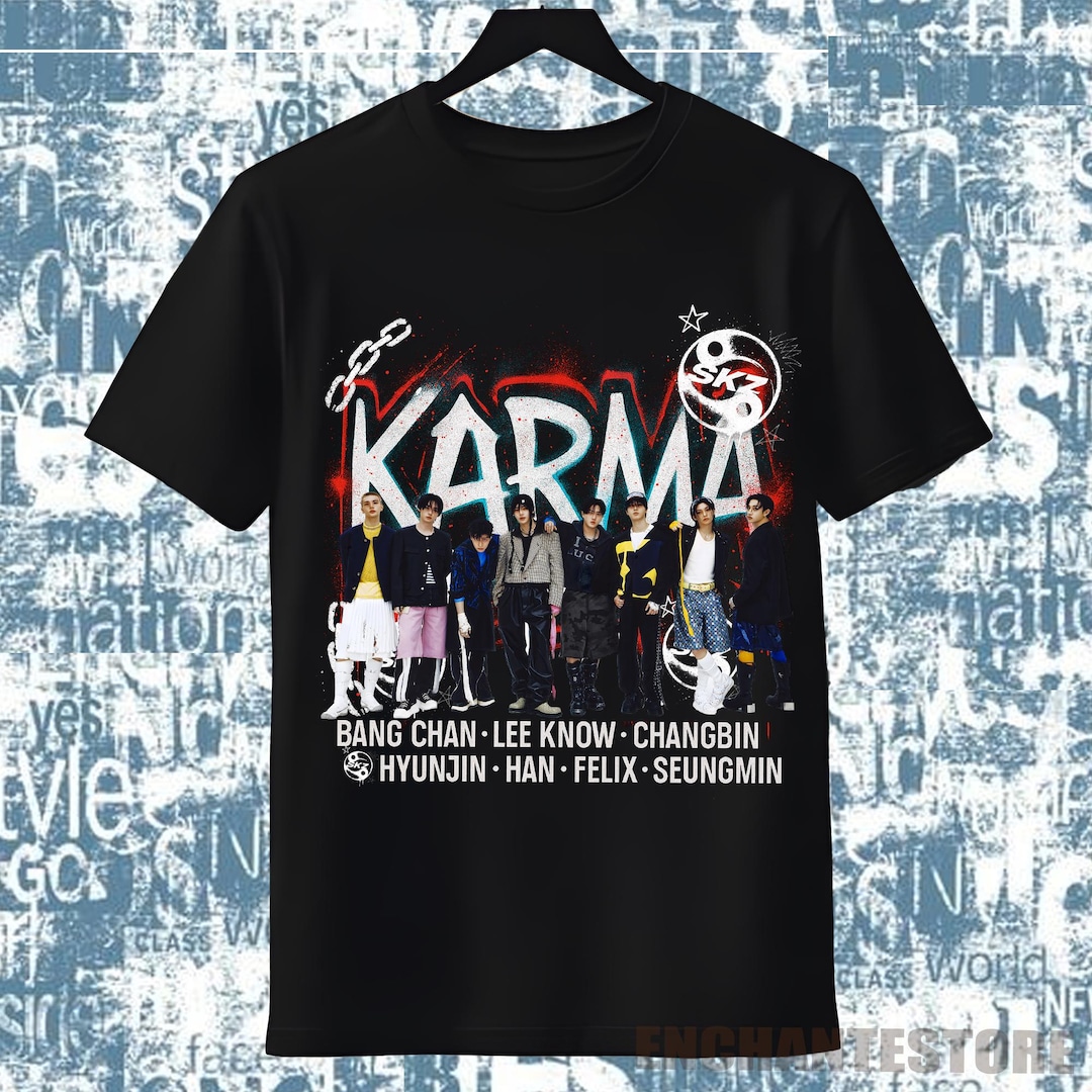 Retro Stray Kids Karma Shirt, SKZ Karma Sweatshirt, Stray Kids