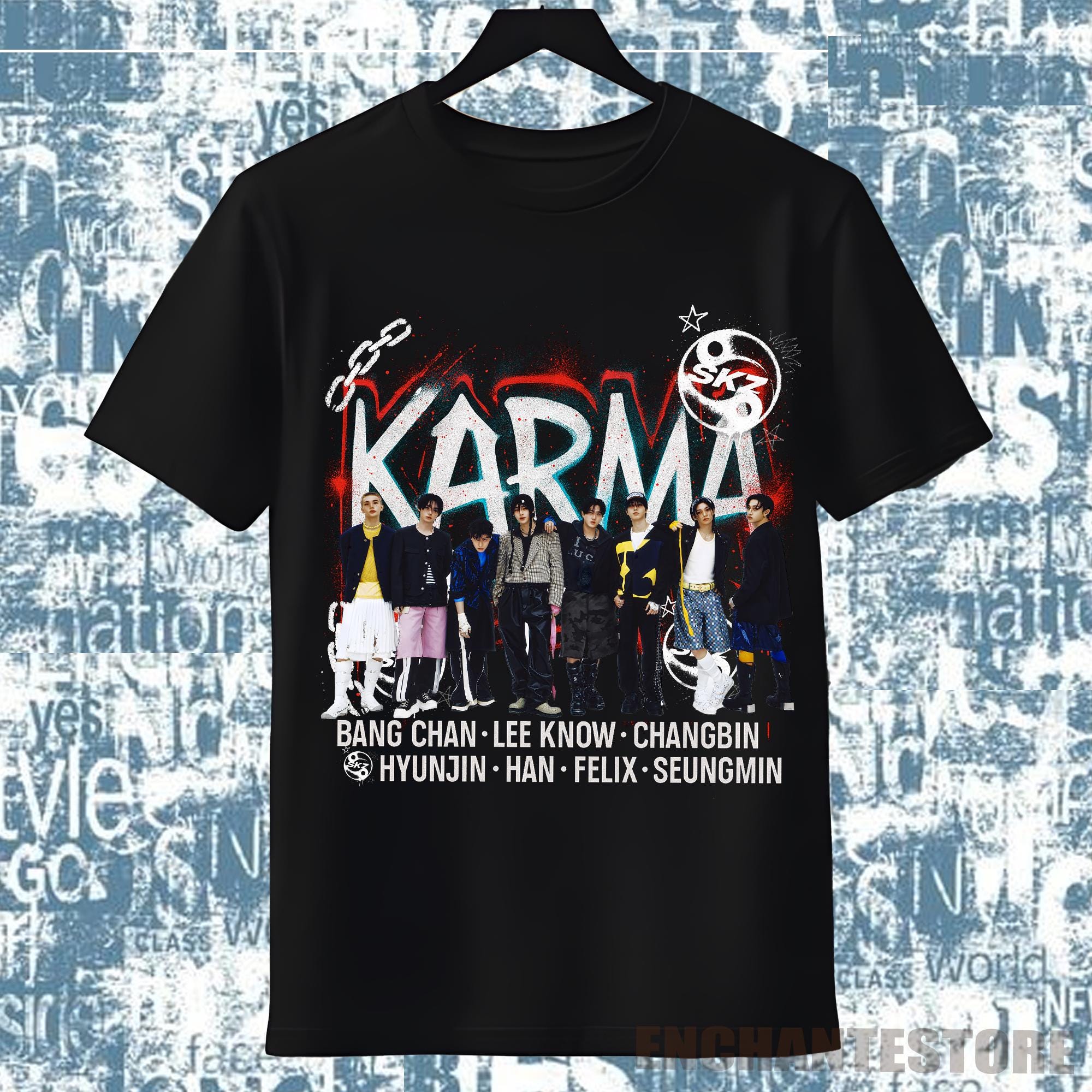 Retro Stray Kids Karma Shirt, SKZ Karma Sweatshirt, Stray Kids