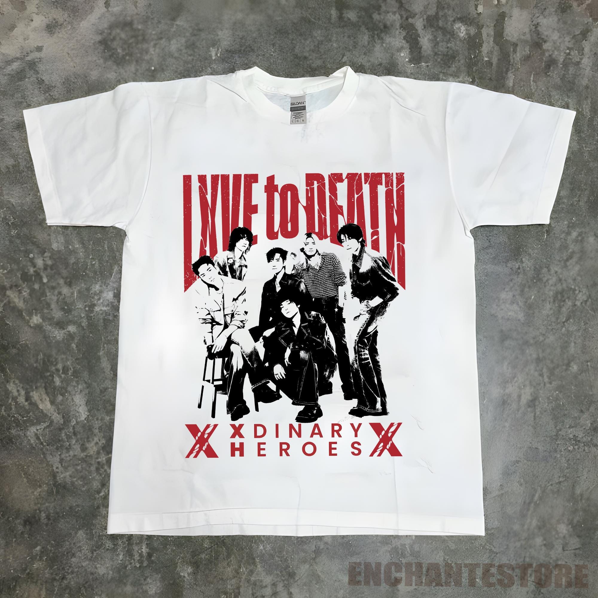 Xdinary Heroes エクディズ Tシャツ Xdinary Heroes Shirt, Xdinary Heroes Lxve to Death Shirt, Xdinary