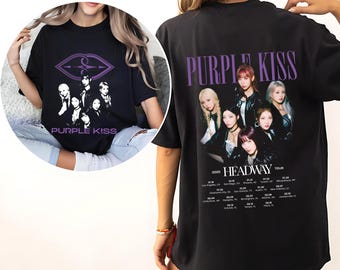 Purple Kiss Shirt, Purple Kiss Headway Tour Shirt, Purple Kiss