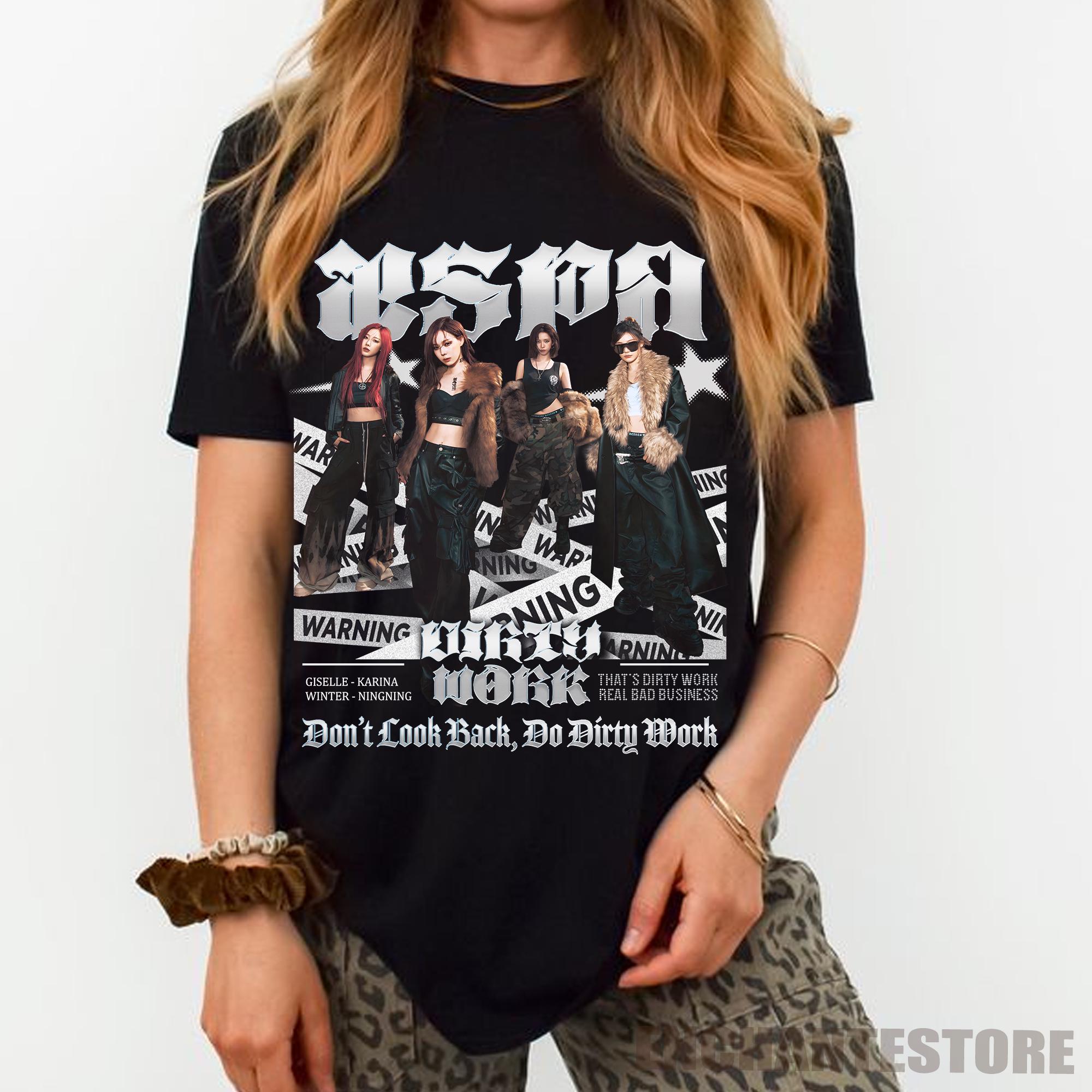 Aespa Dirty Work Shirt, Dirty Work Sweatshirt, Aespa Synk Aexis