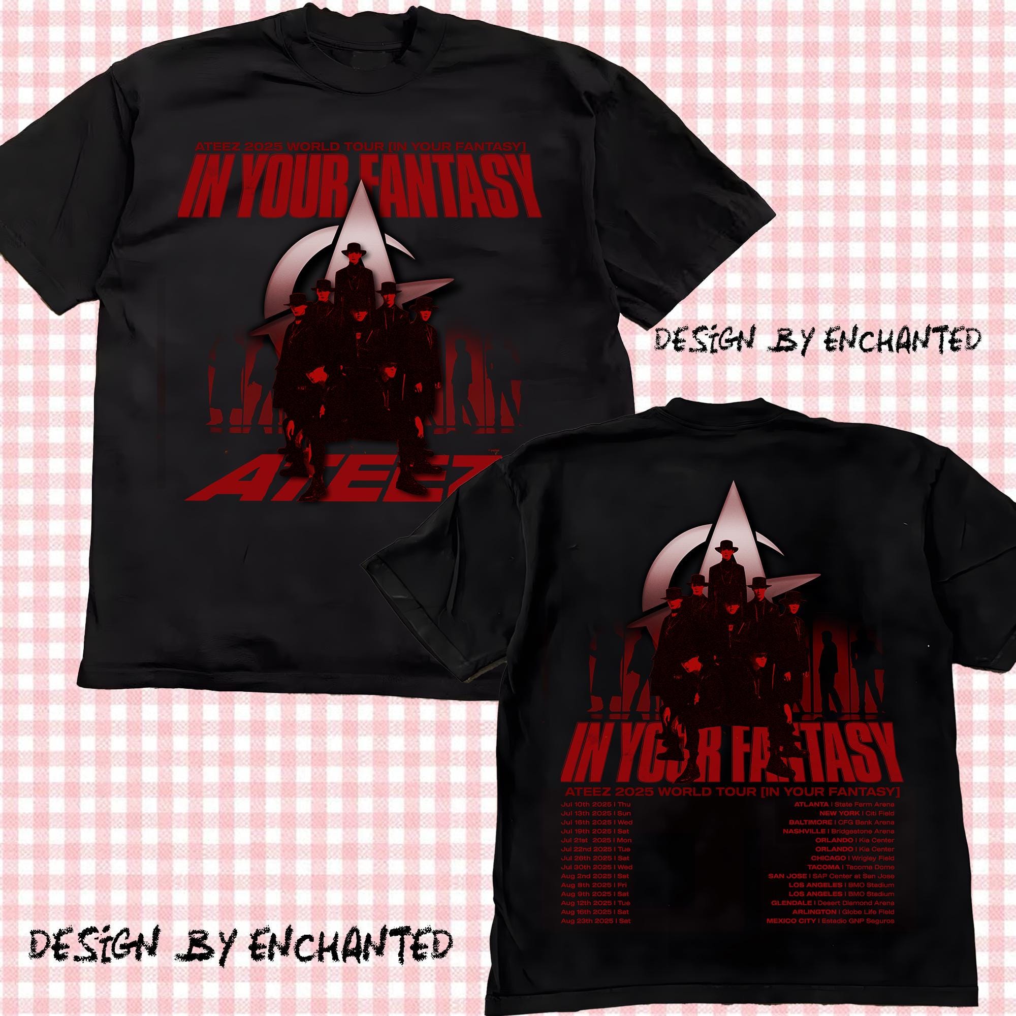 ATEEZ 2025 アメツ 限定 US T-SHIRT FLAME ver. ATEEZ 2025 アメツ 限定 US T-SHIRT FLAME ver.