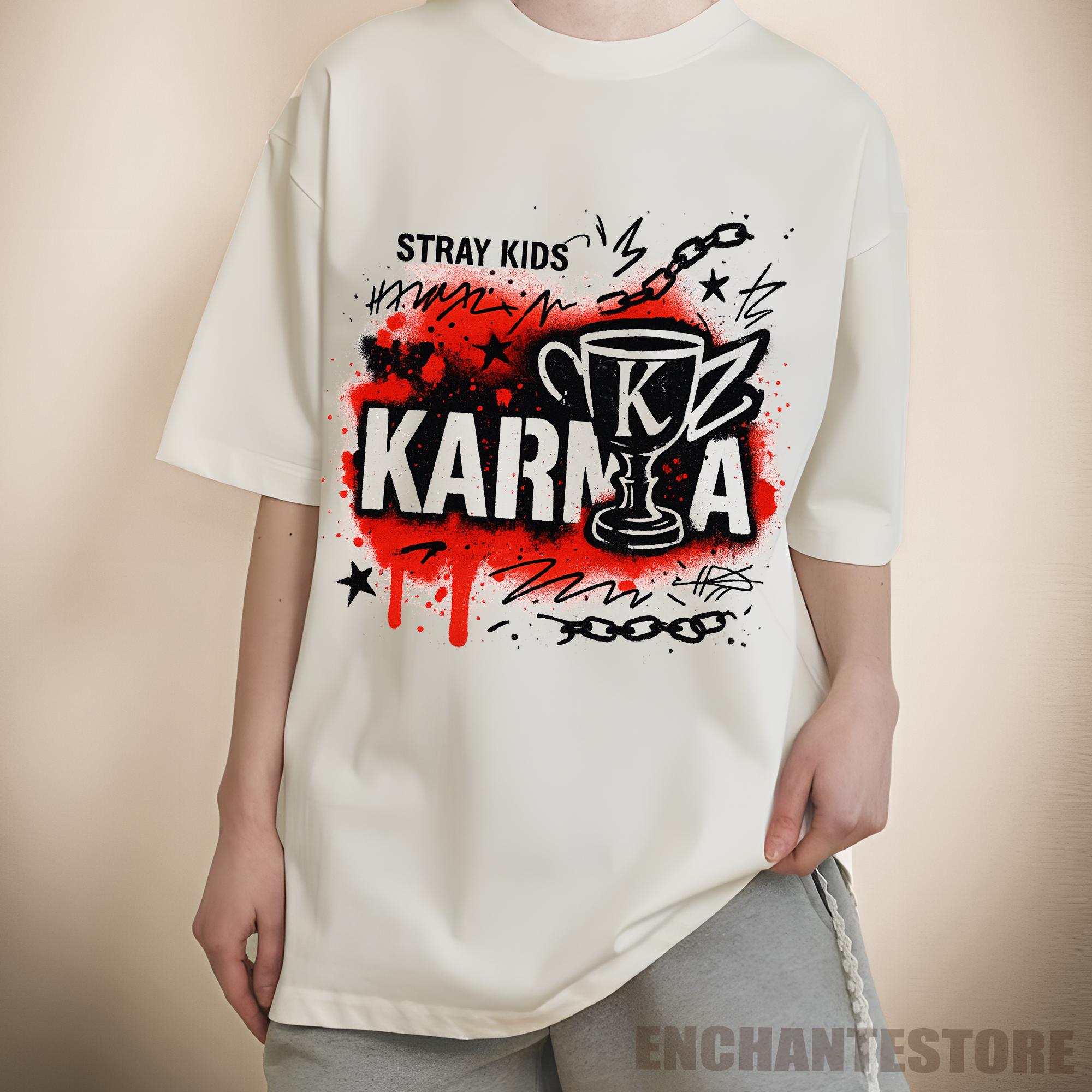 Retro Stray Kids Karma Shirt, SKZ Karma Sweatshirt, Stray Kids